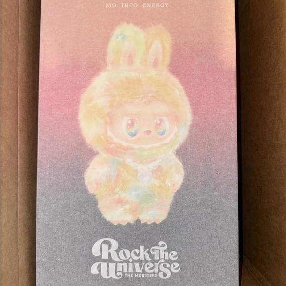 POP MART Labubu The Monsters Big Into Energy Rock The Universe Vinyl Plush Doll